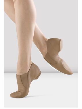 Bloch Leather Jazz shoes Tan